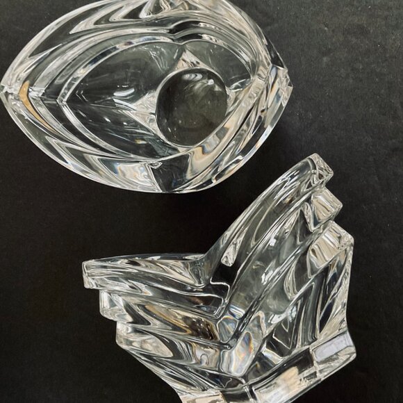 VINTAGE MIKASA Set of 2 Art Deco Votive Candleholders EUC - Picture 1 of 6